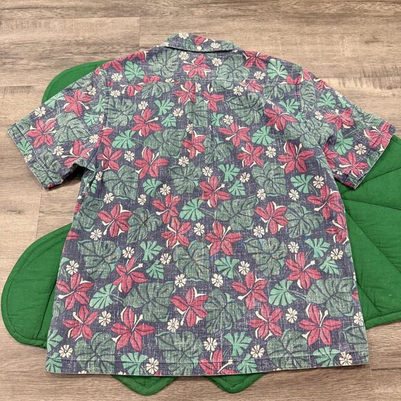 🔹sold🔹Reyn Spooner Hawaii Boys XL Short Sleeve Button Front Aloha Shirt - Picture 2 of 6